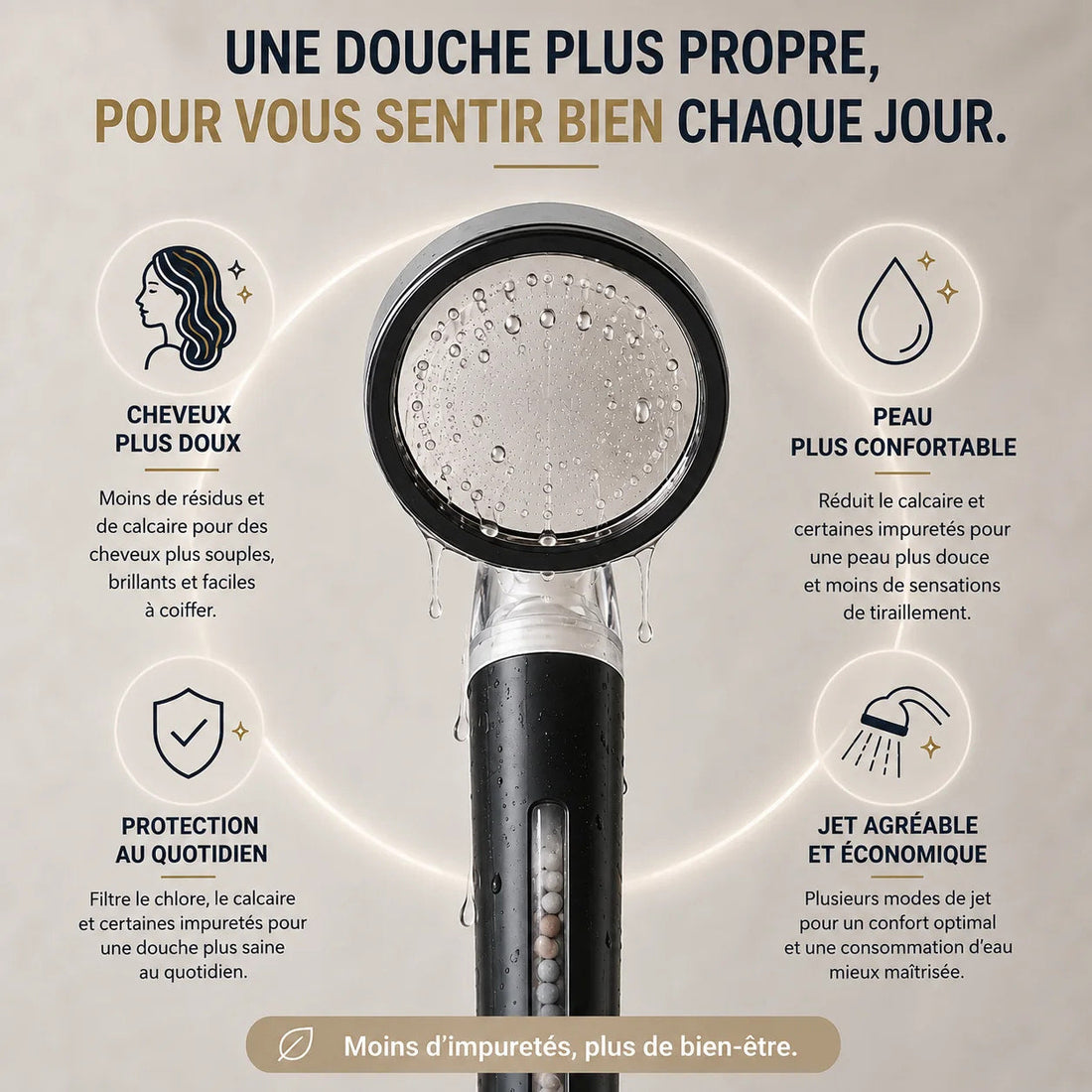 Eau calcaire et cheveux : pourquoi vos cheveux deviennent-ils secs et ternes ?